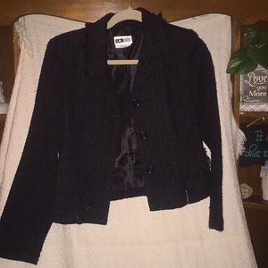 Black Button Up Jacket